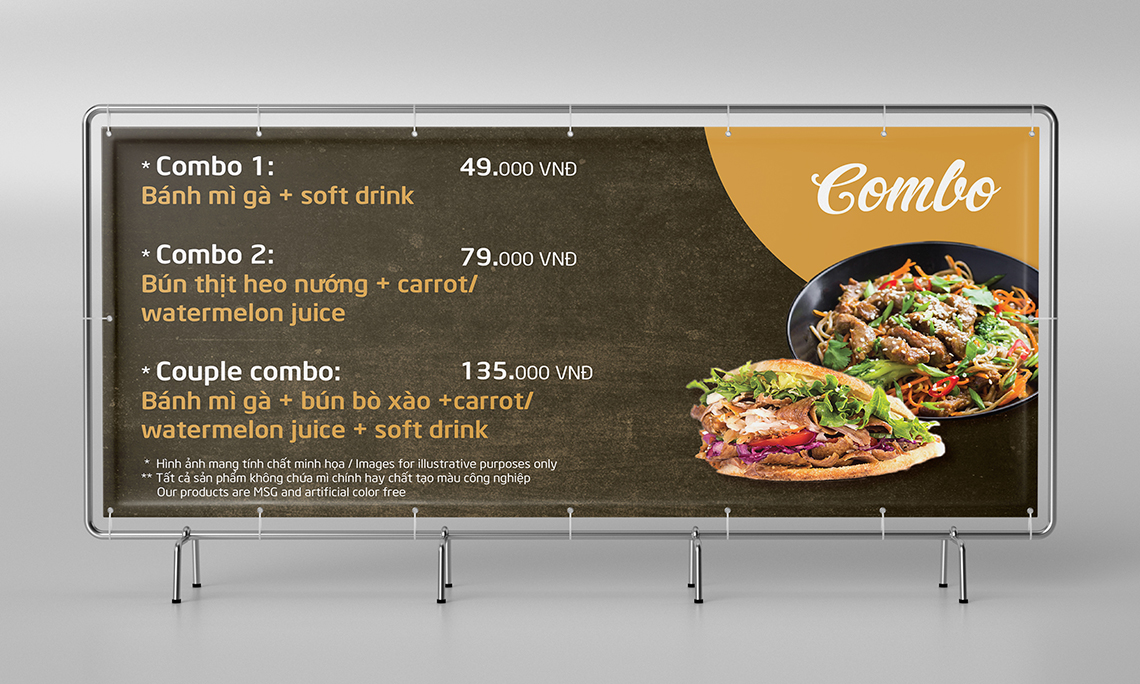 Bread Station - Thiết kế bộ nhận diện thương hiệu cửa hàng ăn nhanh Bread Station